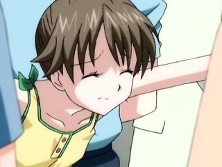 Anime teen sex slave gets hairy cunt drilled hard