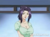 Sensual hentai temptress slurping a massive wang in the