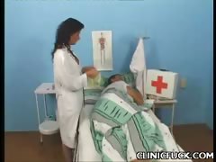 Sick Patient Enjoys Blowjob