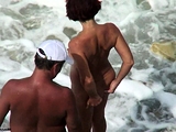 Our Beach Teasing Wives Heather Jennifer Make A Voyeur Video