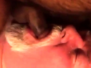 Daddy sucking cub