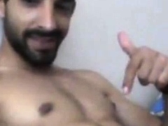 Turkish handsome hunk with big cock cumming