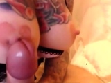 Amateur Sex Tattooed Covered Busty Sluts Pleasing A Big Cock