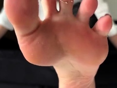 Exotic Brunette Hardcore Foot Fetish Fuck