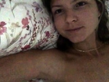Beauty small tit amateur teen masturbating her shaved pussy